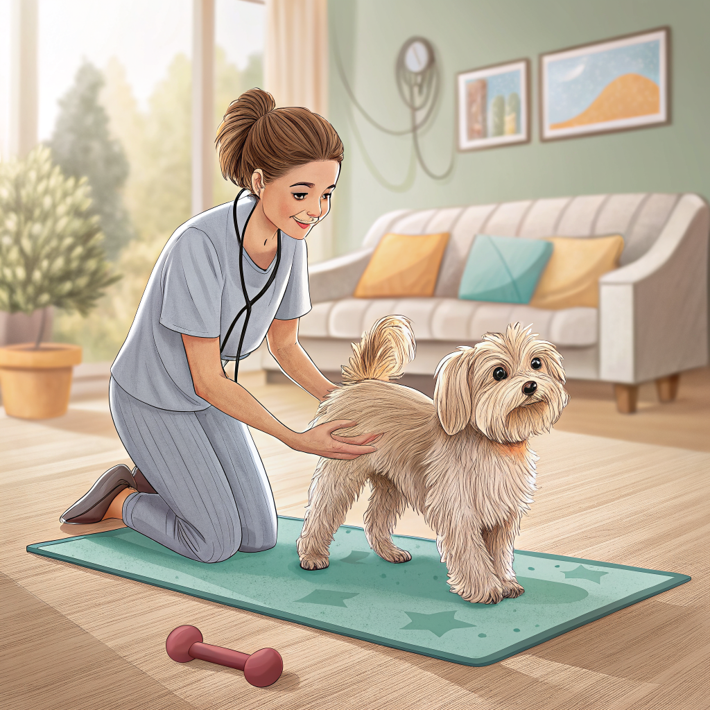 강아지 슬개골 탈구 수술 후 재활 운동