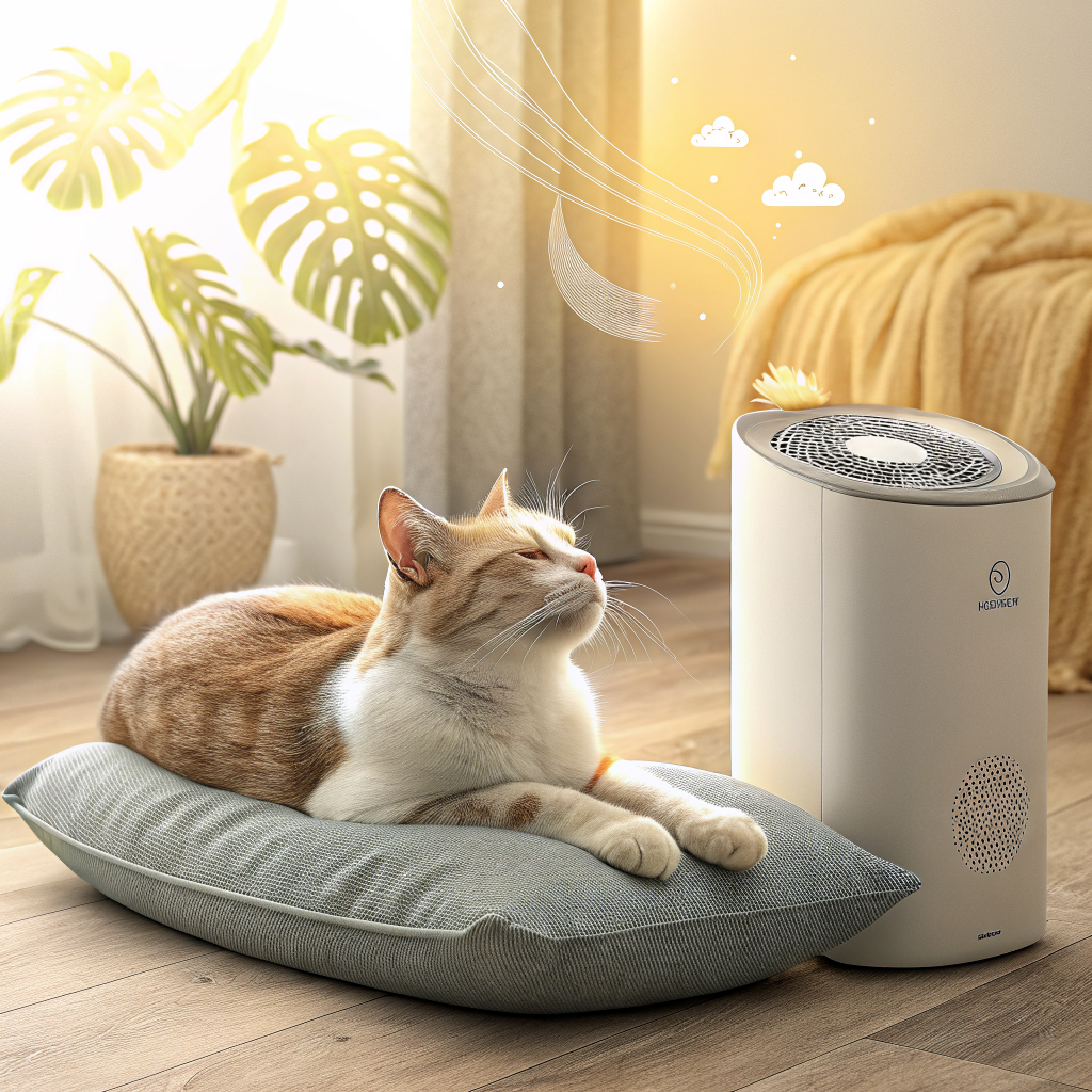 고양이 천식 공기청정기 환경 관리