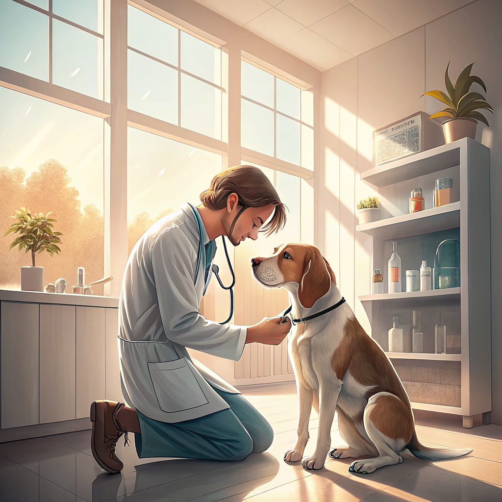 강아지 디스크 수의사 진료